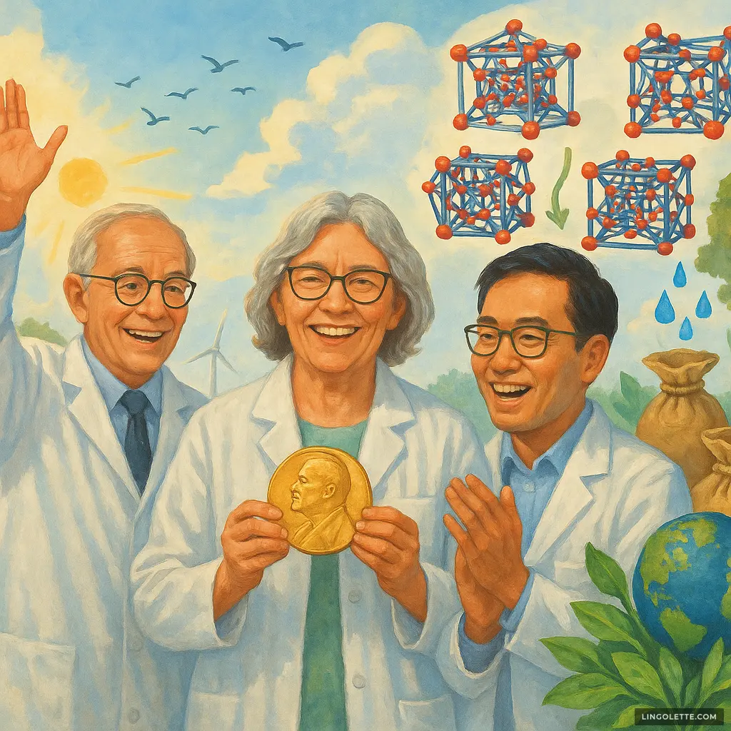 Nobel Prize Awards Gas-Trapping Molecular Breakthroughs